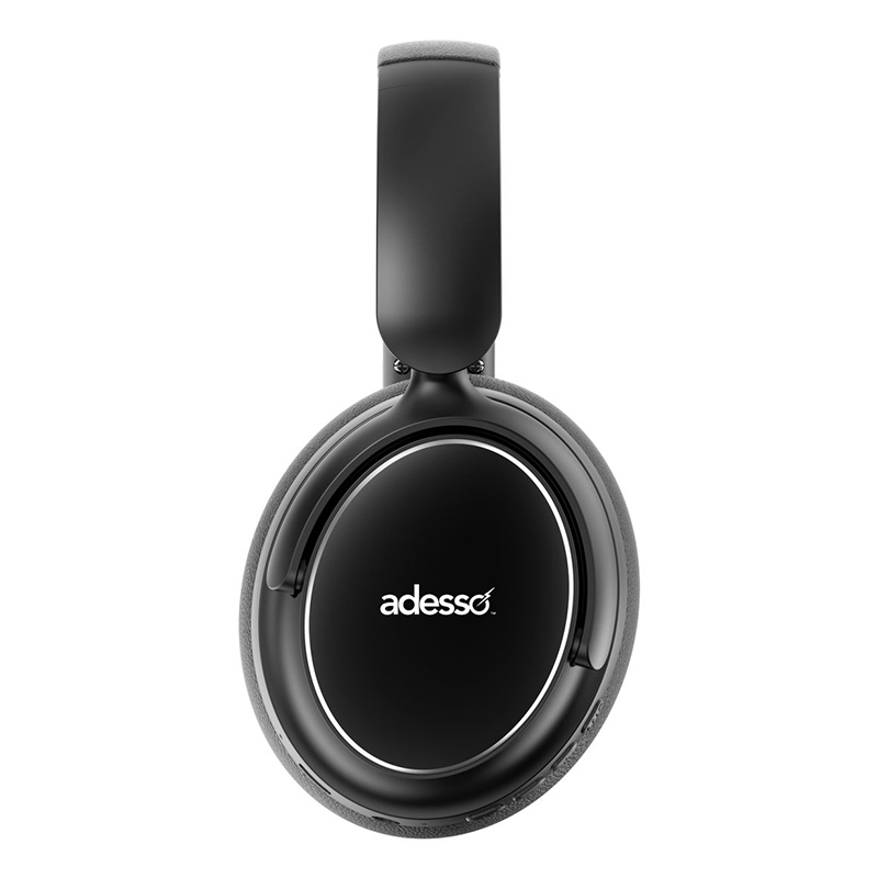 Adesso XTREAM P800 Wired/Wireless Over-the-head Headset (Noise Canceling) - Black 